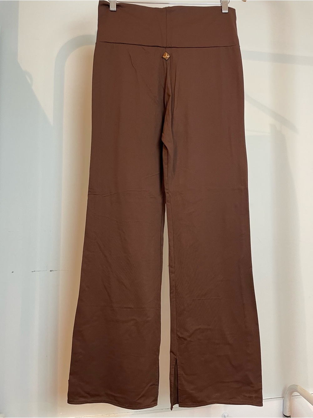 Prana Women's Wide-Leg Pull-On Pants in Chocolate Brown